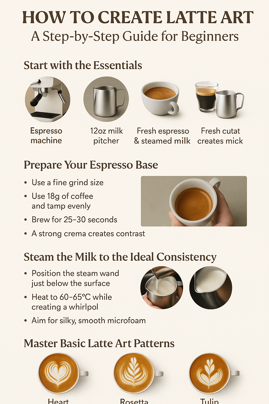 How to Create Latte Art: A Step-by-Step Guide for Beginners in 2025