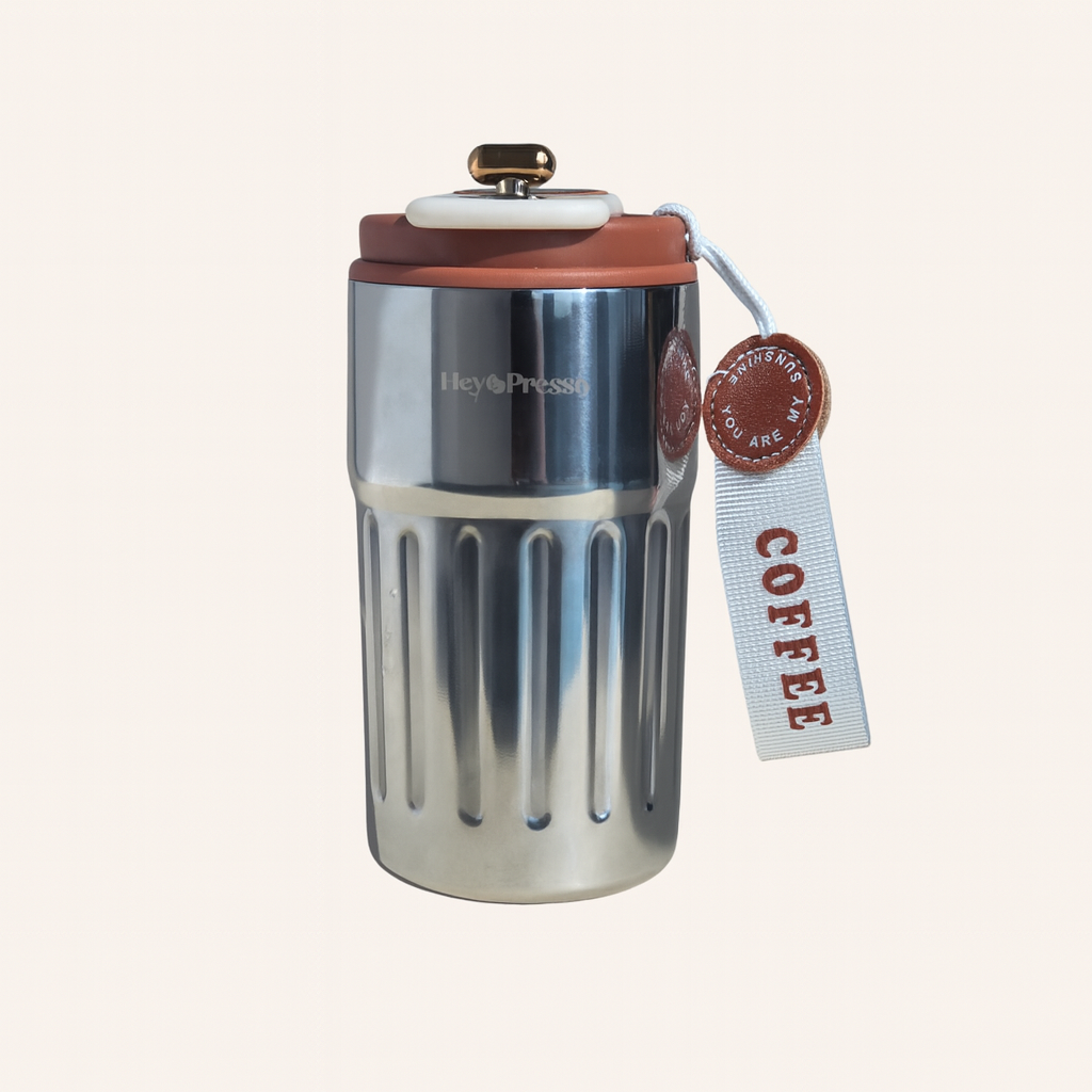 Smart Temperature Display Stainless Steel Coffee Cup – 450ml