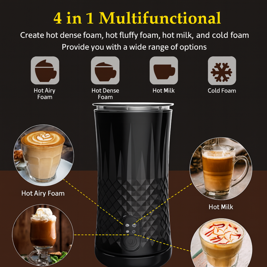 Heypresso 4-in-1 Milk Frother