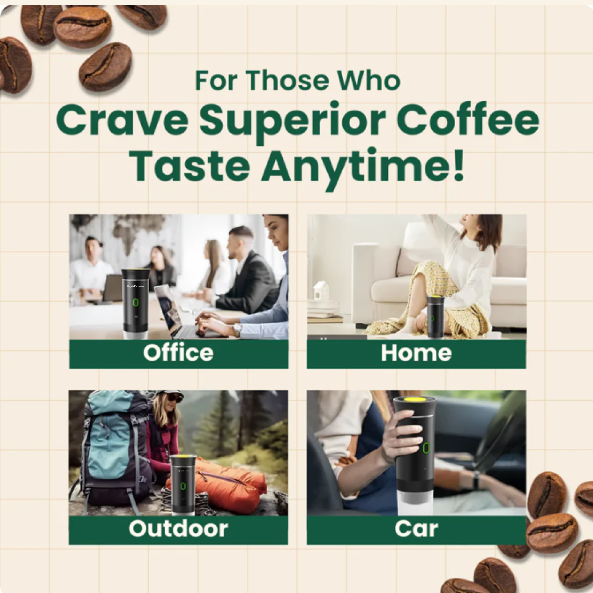3 in 1 Portable Espresso Machine